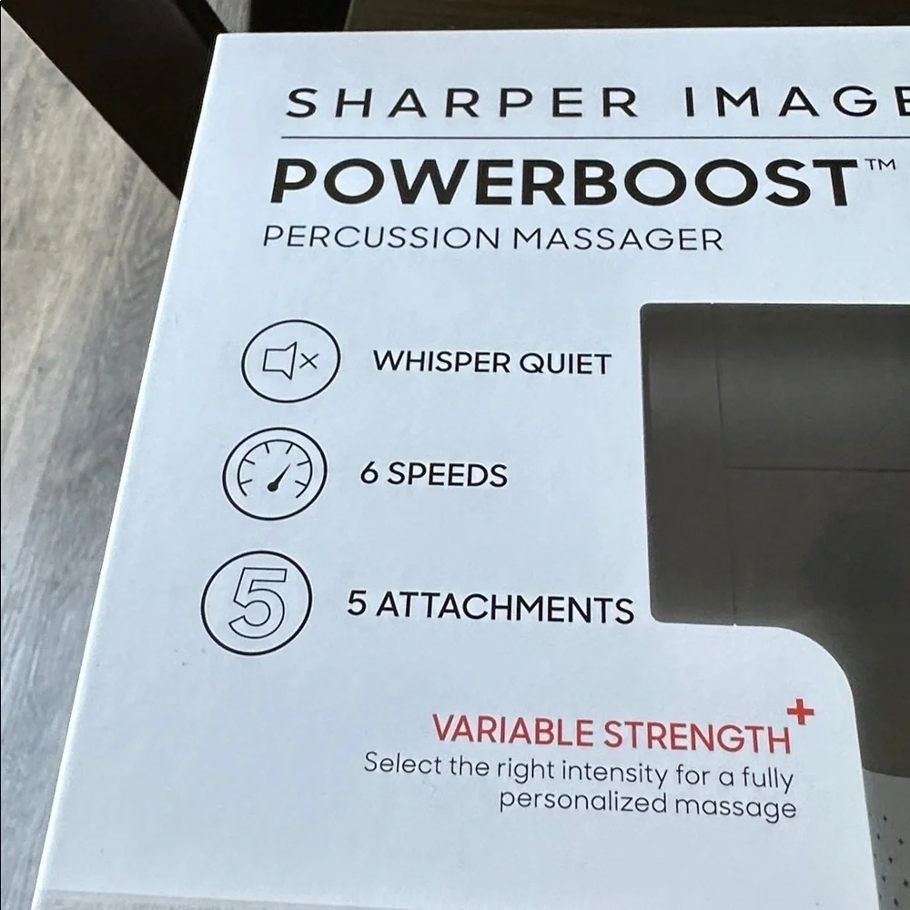 SHARPER IMAGE Powerboost Deep Tissue Percussion Massager